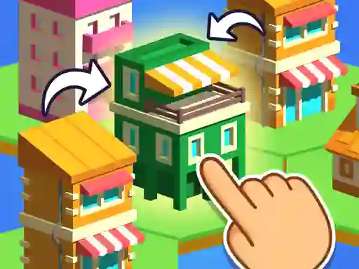 Permainan Crafty Town Merge City secara online