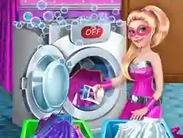 Permainan Superdoll Washing Capes secara online