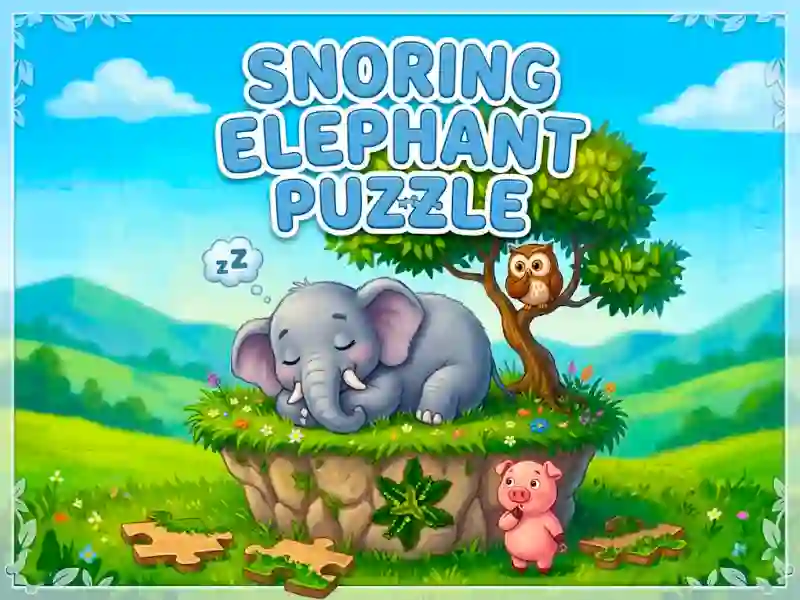 Permainan Snoring Elephant Puzzle secara online