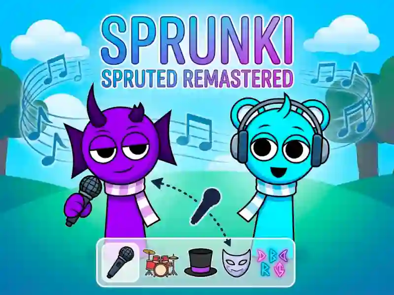 Permainan Sprunki Spruted Remastered secara online