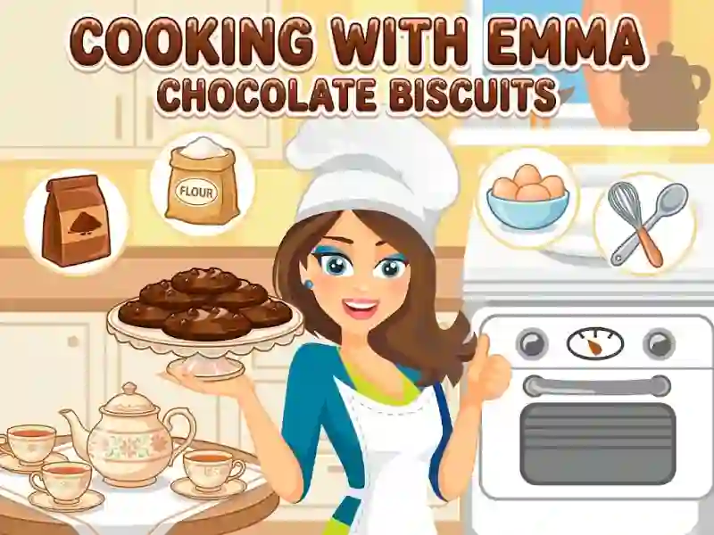 Permainan Cooking with Emma Chocolate Biscuits secara online
