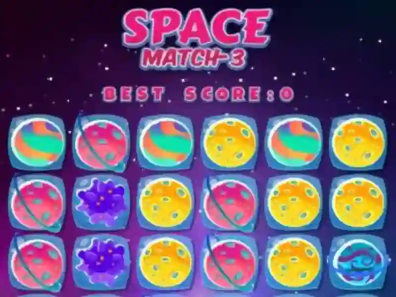 Permainan Space Match3 secara online