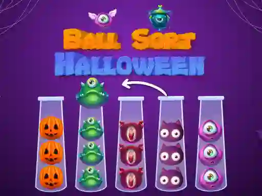 Permainan Ball Sort Halloween secara online