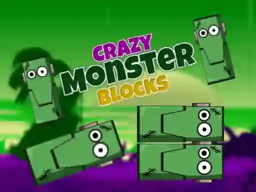 Permainan Crazy Monster Blocks secara online