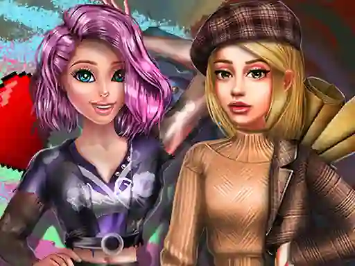 Permainan 2022 Dark Academia to Egirl Dress up secara online