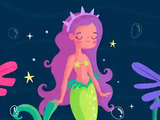 Permainan Mermaids Puzzle secara online