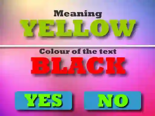 Permainan Colour Text Challeenge secara online
