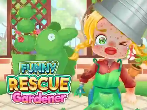 Permainan Funny Rescue Gardener secara online