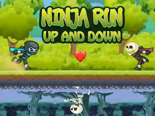 Permainan Ninja Run Up And Down secara online