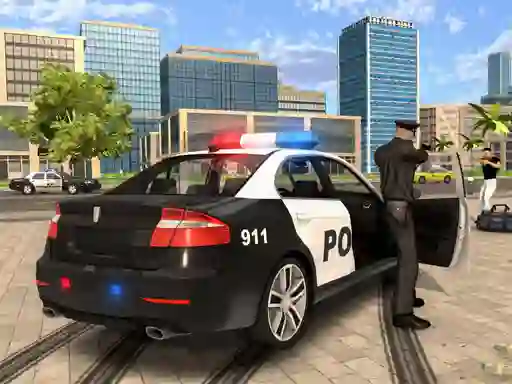 Permainan Cartoon Police Car secara online