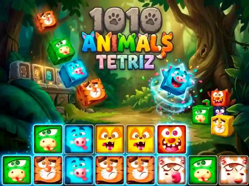 Permainan 1010 Animals Tetriz secara online