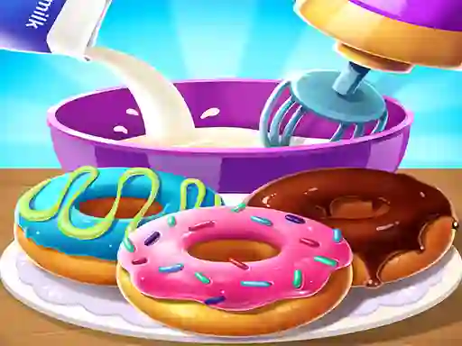 Permainan Sweet Donut Maker Bakery secara online