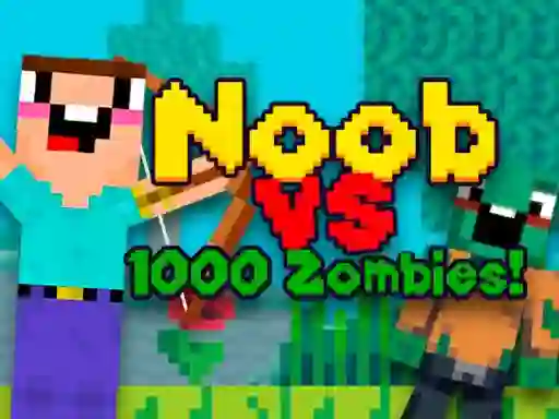Permainan Noob vs 1000 Zombies secara online