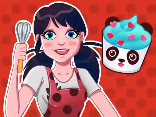 Permainan Miraculous Cupcake maker secara online