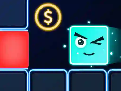 Permainan Neon Tile Rush secara online