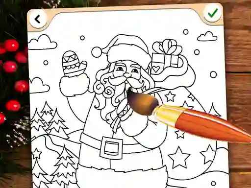 Permainan Christmas Coloring Game secara online