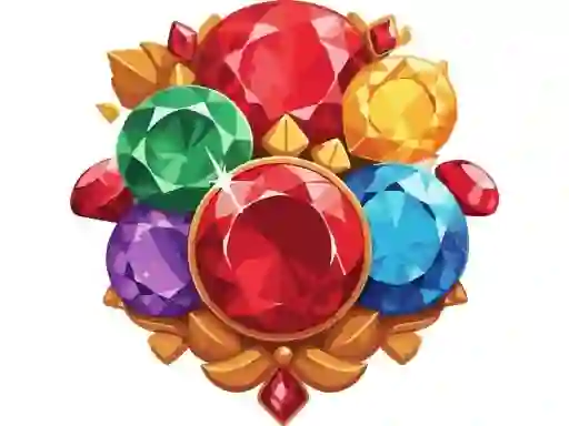 Permainan Falling Gem secara online