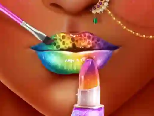 Permainan Princess Lip Art Salon secara online
