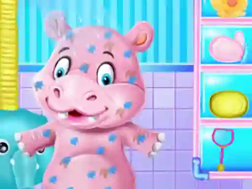 Permainan Baby Hippo Bath Time secara online