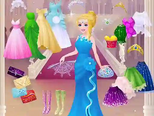 Permainan Cinderella Dress Up Girl Games secara online