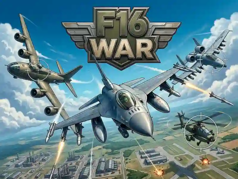 Permainan F16 War secara online