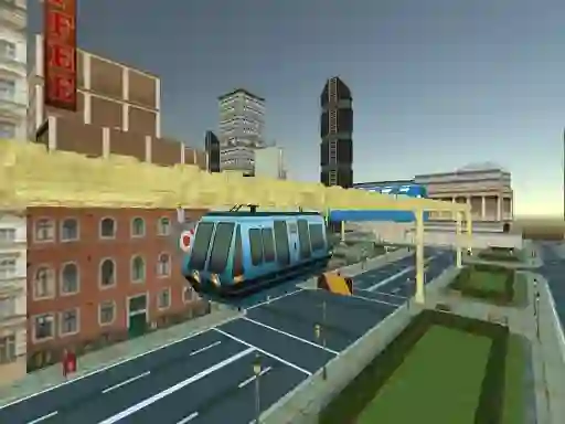 Permainan Sky Train Simulator: Elevated Train Driving secara online