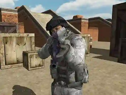 Permainan Counter City Strike Commando Action secara online