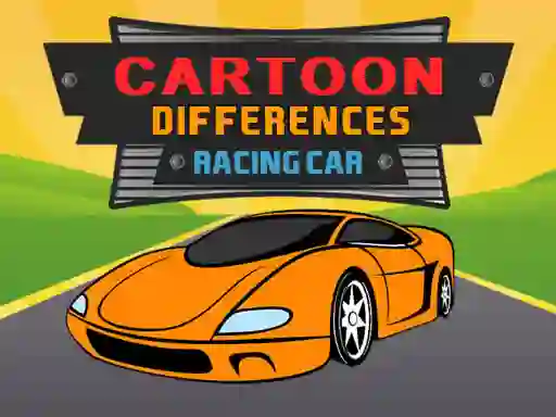 Permainan Cartoon Racing: Car Differences secara online