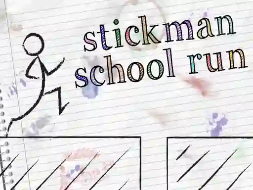 Permainan Stickman School Run secara online
