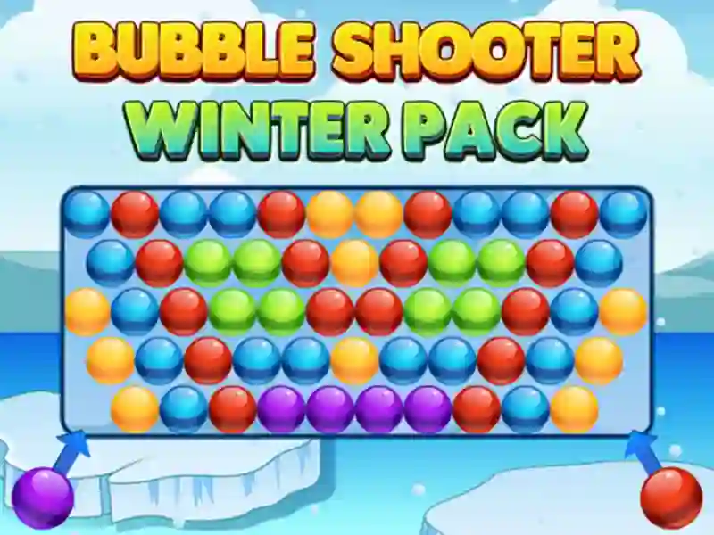 Permainan Bubble Shooter Winter Pack secara online