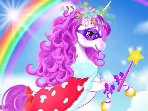 Permainan Baby unicorn dress up secara online