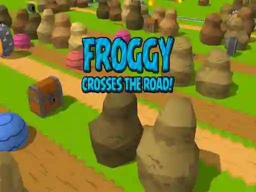 Permainan Froggy Crosses The Road! secara online