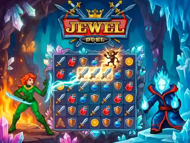 Permainan Jewel Duel secara online