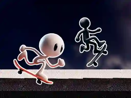 Permainan Black and White Stickman secara online