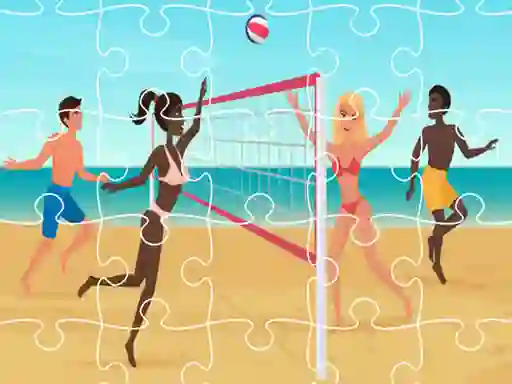 Permainan Beach Volleyball Jigsaw secara online