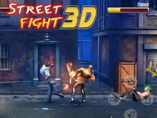 Permainan Street Fight 3d secara online