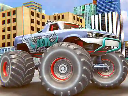 Permainan Monster Truck Stunt Driving Simulation secara online
