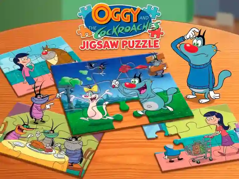 Permainan Oggy and the Cockroaches Jigsaw Puzzle secara online