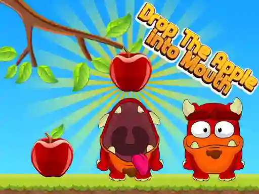 Permainan Drop The Apple Into Mouth secara online