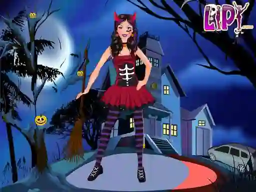 Permainan Halloween Doll Party Fashion secara online