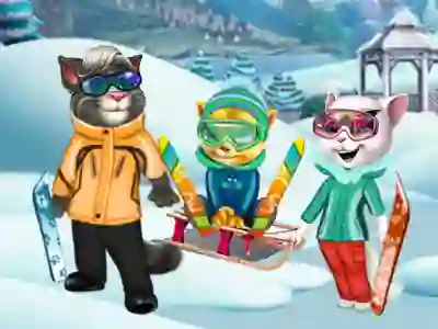 Permainan Cats Winter Fun secara online