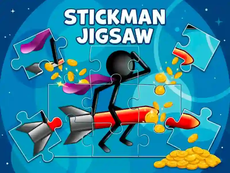 Permainan Stickman Jigsaw secara online
