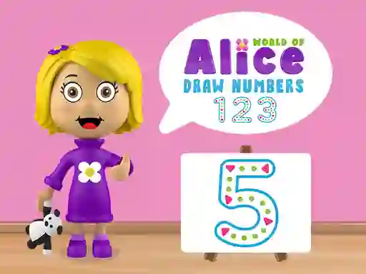 Permainan World of Alice Draw Numbers secara online