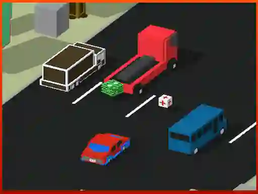 Permainan Blocky Traffic Racer secara online