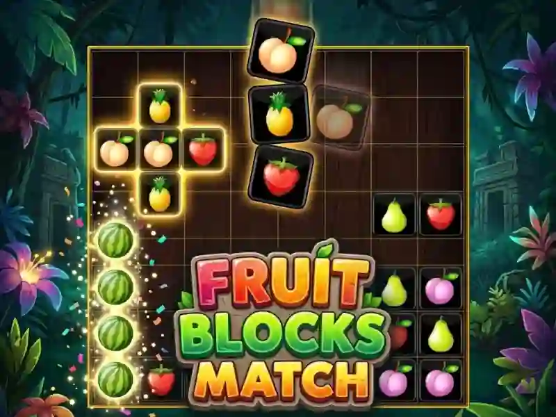 Permainan Fruit Blocks Match secara online