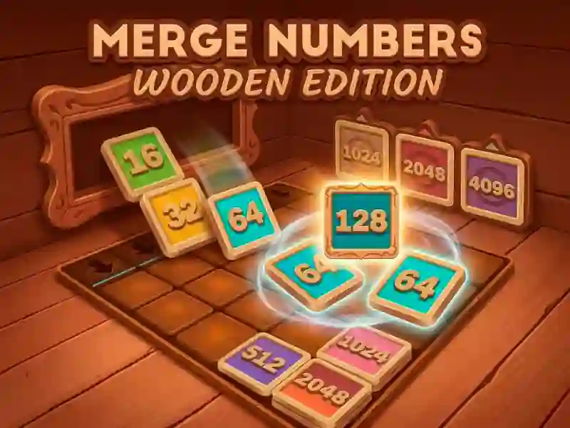 Permainan Merge Numbers Wooden Edition secara online