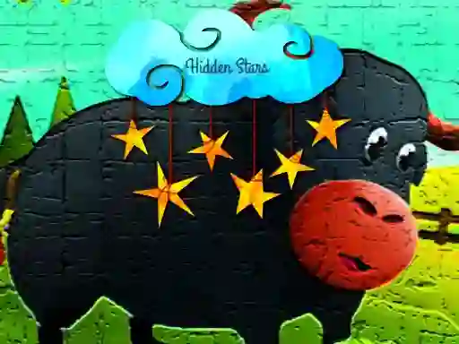Permainan Cartoon Hidden Stars secara online