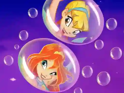 Permainan Draw Winx Bubble Path secara online