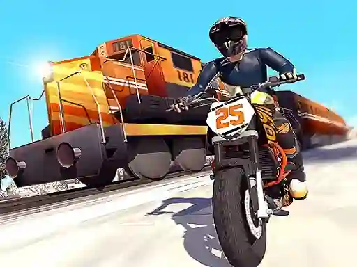 Permainan Trail Bike vs Train Race secara online