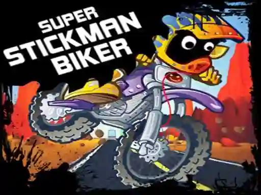Permainan Super Stickman Biker secara online